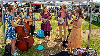 <span class="mw-page-title-main">Bluegrass music</span> Genre of American roots music and sub-genre of country music