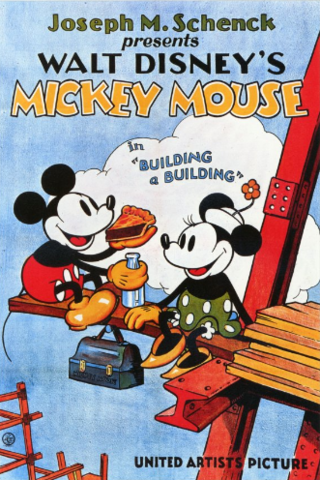 <i>Building a Building</i> 1933 Mickey Mouse cartoon