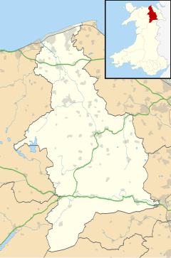 Llandyrnog is located in Denbighshire