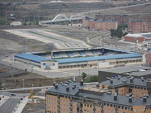 El Toralín vom Turm der Rosaleda fotografiert