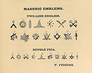 Masonic emblems