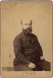 Black and white sepia image a bearded man