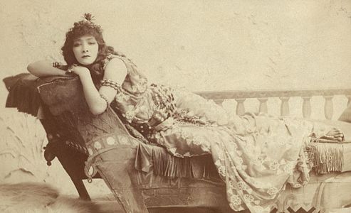 Sarah Bernhardt as Cleopatra, 1891