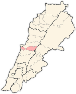 Location in Lebanon