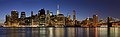 Lower Manhattan from Brooklyn May 2015 panorama