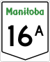 Provincial Trunk Highway 16A marker