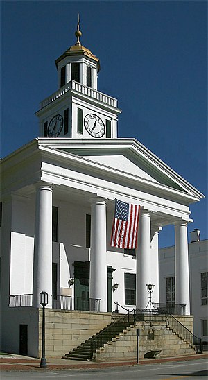 The Mason County courthouse in Maysville, Kentucky