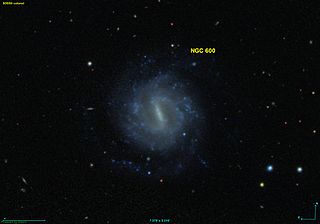 <span class="mw-page-title-main">NGC 600</span> Emission-line galaxy in the constellation Cetus