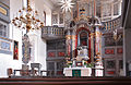 Seußlitz: Altar in der Schlosskirche