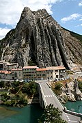 The bridge on the Durance between Sisteron and the Baume