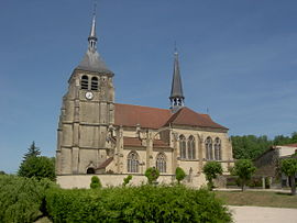 The church in Soulaines-Dhuys