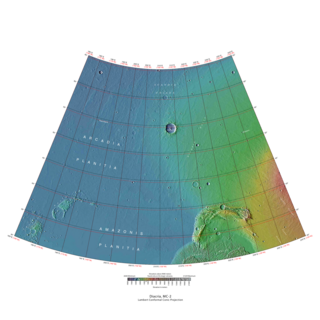 <span class="mw-page-title-main">Diacria quadrangle</span> Map of Mars