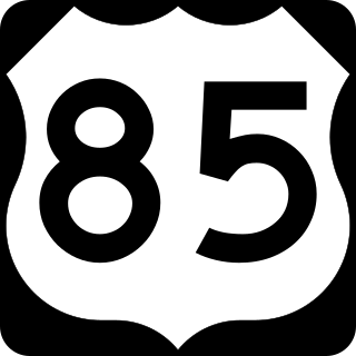 <span class="mw-page-title-main">U.S. Route 85</span> Highway in the United States