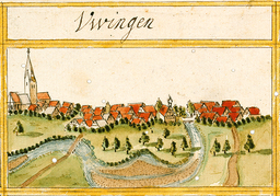 Uhingen 1683/1685 i Kieserschen Forstlagerbuch.