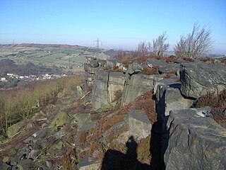 <span class="mw-page-title-main">Wharncliffe Crags</span> Escarpment near Sheffield, South Yorkshire, England