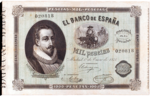 Thumbnail for File:Banco de España (01-01-1878) Miguel de Cervantes, billete de 1.000 pesetas, anverso.png