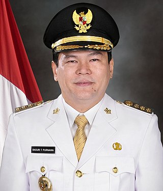 <span class="mw-page-title-main">Basuri Tjahaja Purnama</span> Indonesian politician, former East Belitung regent