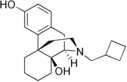 Chemical structure of Butorphanol.