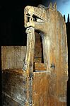 The oldest preserved chair in Sweden from Suntak church, Västergötland, Sweden.