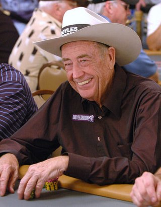 <span class="mw-page-title-main">Doyle Brunson</span> American poker player (1933–2023)