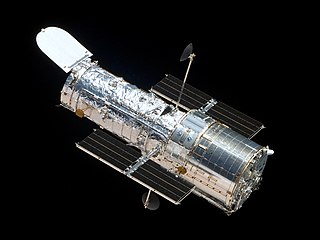 <span class="mw-page-title-main">Hubble Space Telescope</span> NASA/ESA space telescope launched in 1990