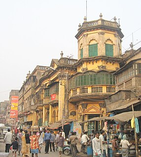 Posta, Burrabazar Neighbourhood in Kolkata in West Bengal, India