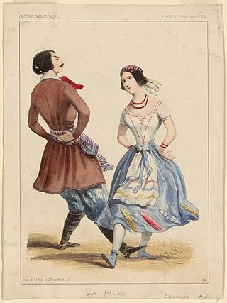 <span class="mw-page-title-main">Polka</span> Style of music and dance of Bohemian origin