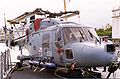 335: On the deck of HMS Cardiff with a Sea Skua missile