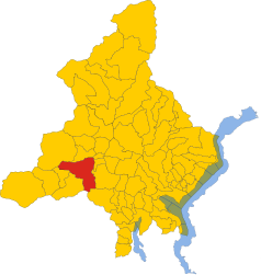 Calasca-Castiglione – Mappa