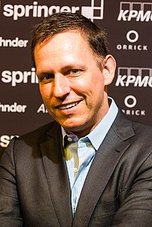 Peter Thiel German-American entrepreneur and venture capitalist