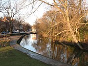 River Foss from Monk Bridge 53°57′57″N 1°04′23″W﻿ / ﻿53.965901°N 1.073194°W﻿ / 53.965901; -1.073194