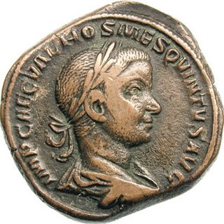 <span class="mw-page-title-main">Hostilian</span> Roman emperor in 251