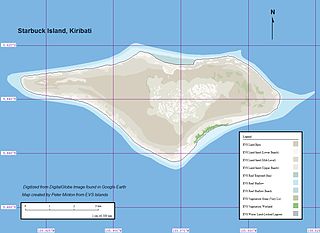 <span class="mw-page-title-main">Starbuck Island</span> Uninhabited coral island of eastern Kiribati