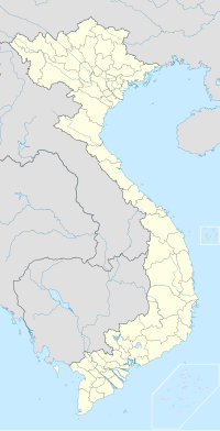 Map showing the location of Cat Tien National Park