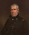 Zachary Taylor in 1848 overleden op 9 juli 1850