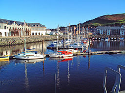 Hamnen i Aberystwyth.