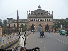 Approaching the Bara Imambara on a Horse Carriage.jpg