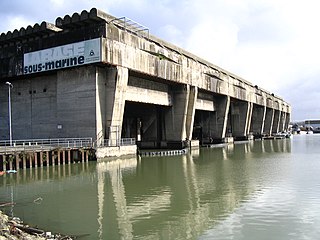 <span class="mw-page-title-main">BETASOM</span> Italian submarine base in Bordeaux, France