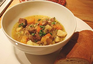 <span class="mw-page-title-main">Cawl</span> Traditional Welsh soup