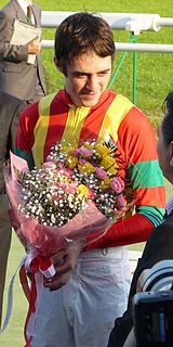 Christophe Soumillon Belgian Thoroughbred horse racing jockey