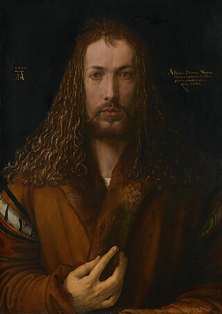 <i>Self-Portrait</i> (Dürer, Munich) 1500 self-portrait by Albrecht Dürer