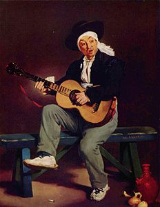 Le Chanteur espagnol, 1860 (147,3 × 114,3 cm), New York, Metropolitan Museum of Art.