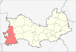 Location of Zubovo-Polyansky District in the Republic of Mordovia