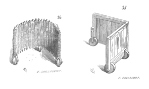 Mantelet roulant.