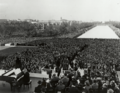 Image 23The April 9, 1939, concert by Marian Anderson, facing east from the Lincoln Memorial (from National Mall)