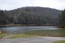 Confluence of the namesake Mill Creek with the Clarion River