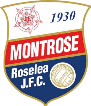 <span class="mw-page-title-main">Montrose Roselea F.C.</span> Association football club in Angus, Scotland, UK