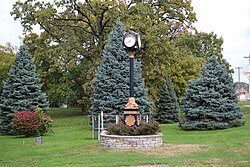 Clock at Richard Morrissey Park