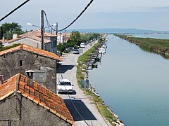 Le canal à Palavas-les-Flots.