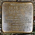 Stolperstein für Julius Lilienthal in der Glockengasse 5